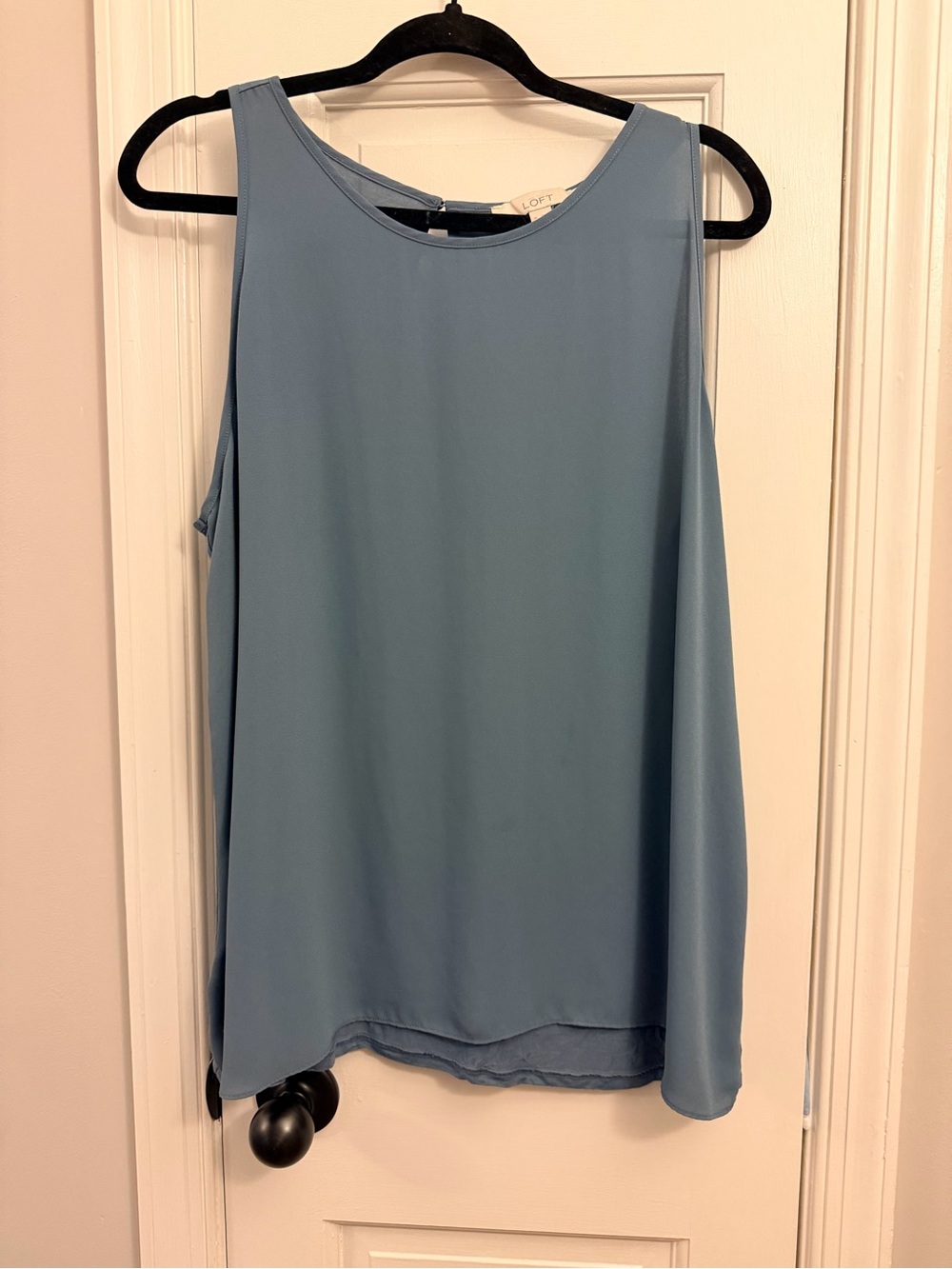 LOFT Dusty Blue Sleeveless Tank